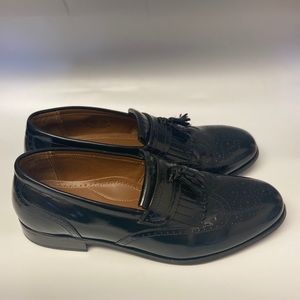 Florsheim Leather Tassell Dress Loafer Shoes 9D